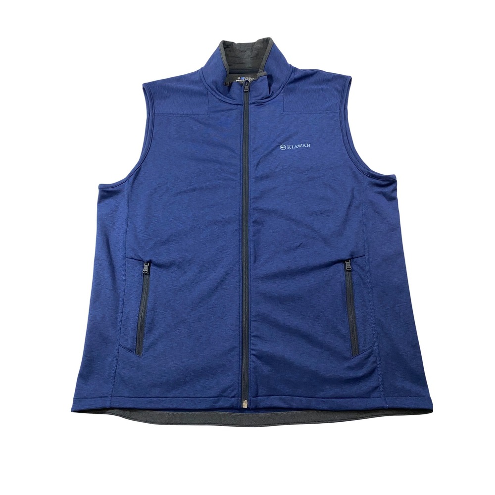 Vineyard Vines OTG On-The-Go Shep Vest Mens Large Navy Blue Kiawah Full Zip